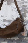 AVIVA JIFEI XUE X Tagliovivo 24 autumn and winter shoulder crossbody bucket bag craftsman AJX-BAGUETTE-ZONG brown